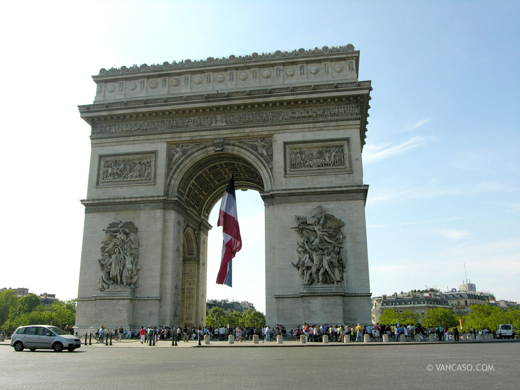 Arc de Triomphe in Paris France