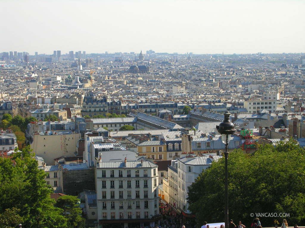 View of Paris from the Sacré-Cœur Basilica