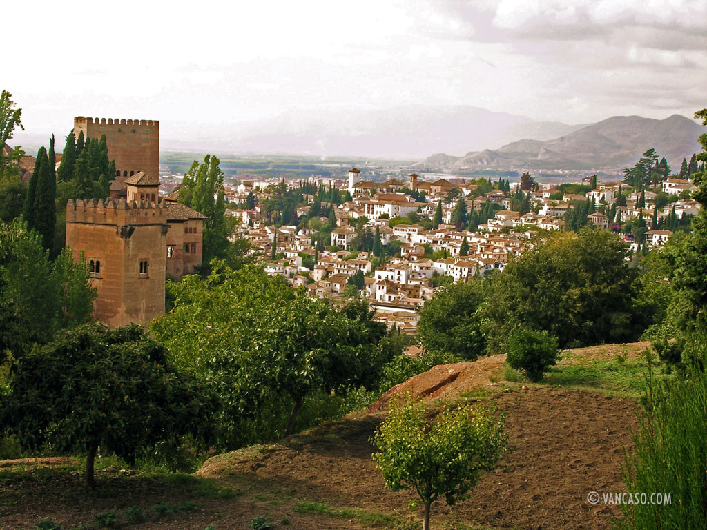 View of Granada Spain from the Alhambra, photo by Vange