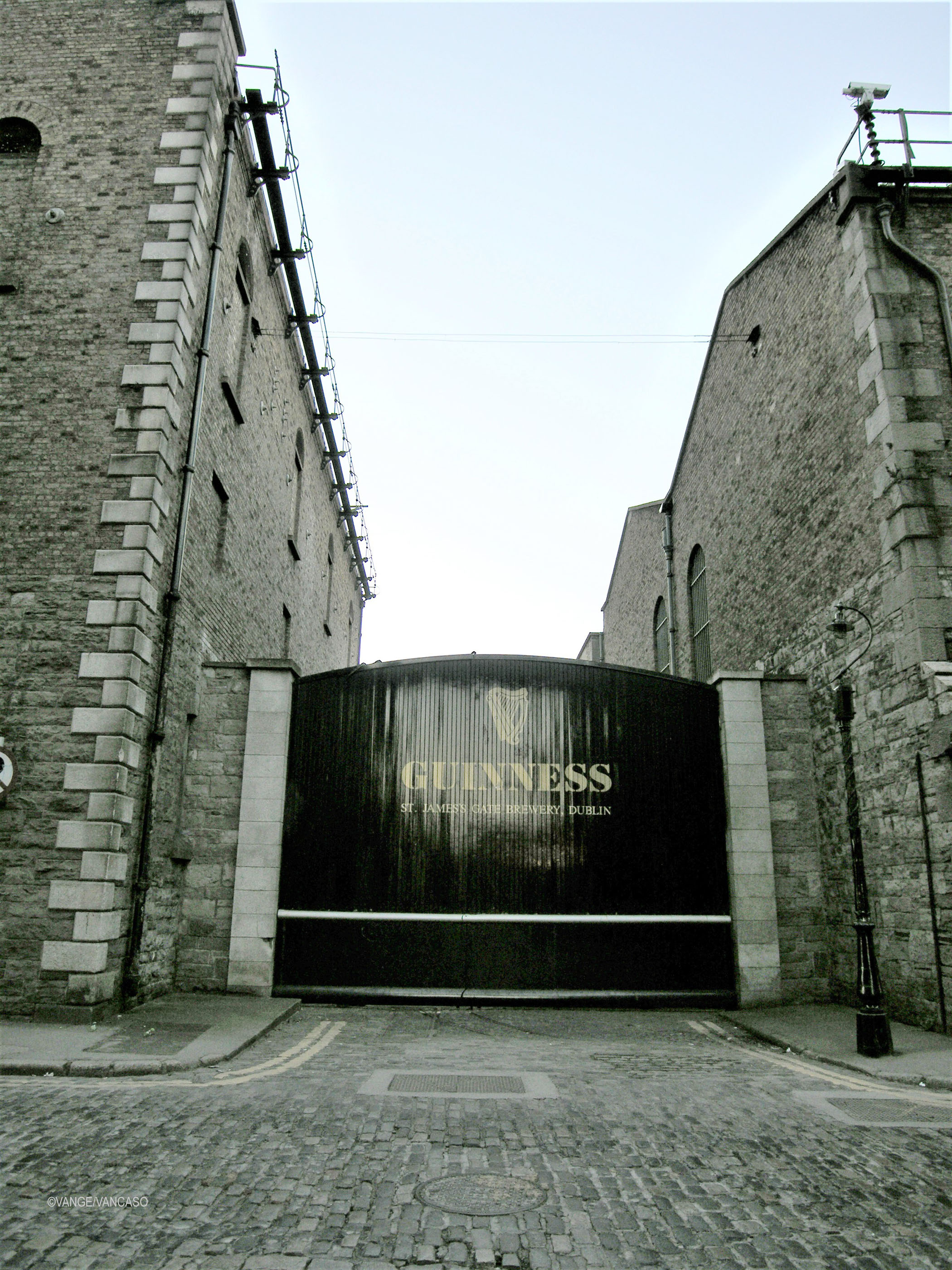 Gate of the Guinness brewery in Dublin, Ireland