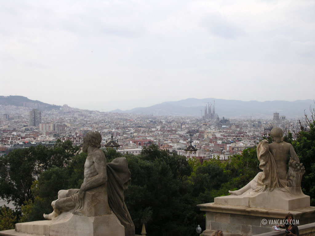 View of Barcelona from the National Art Museum of Catalunya