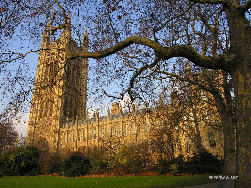 Palace of Westminster in London, UK