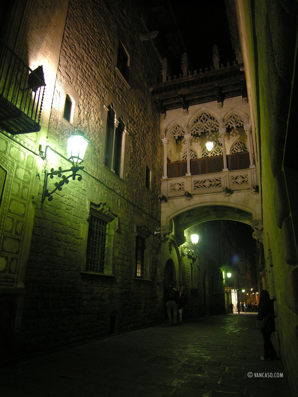 Gothic Quarter in Barcelona Spain