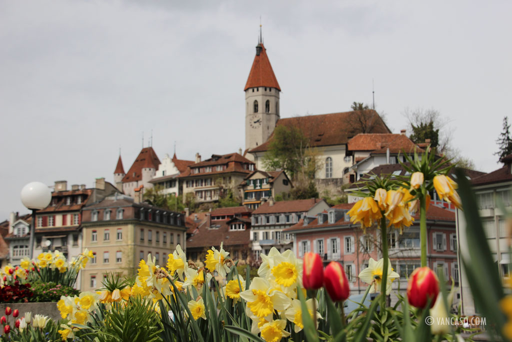 Thun Castle in Thun Switzerland, Photo by Vange