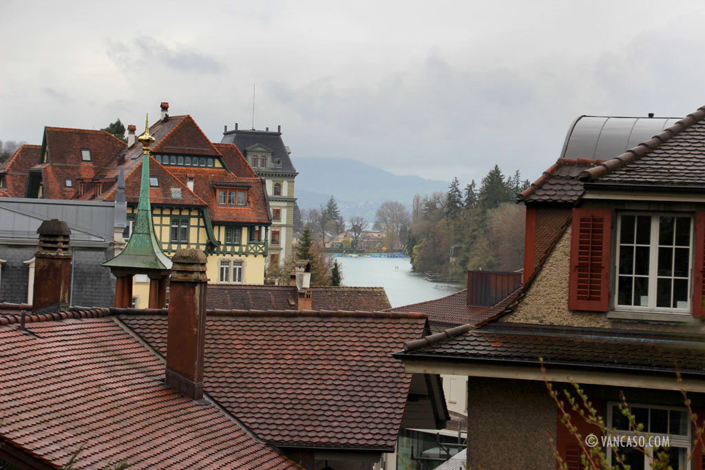 Rooftops in Thun Switzerland