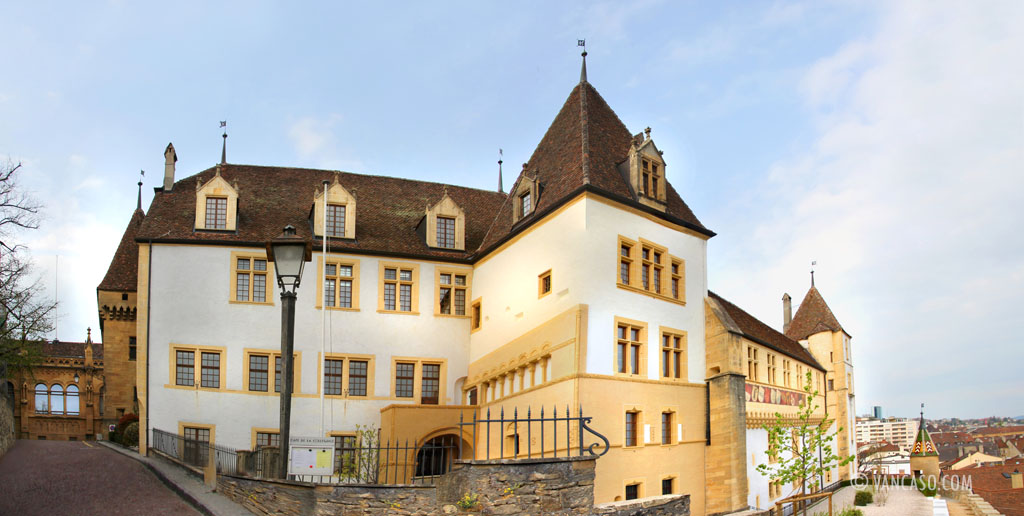 Neuchâtel Castle in Switzerland