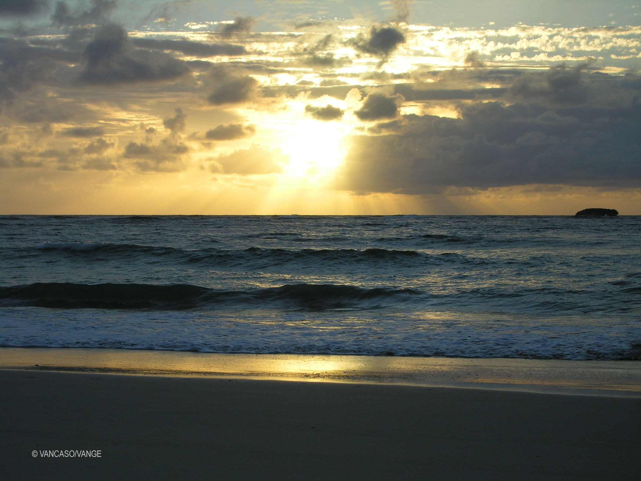 Sunrise on the Eastern shore of Oahu