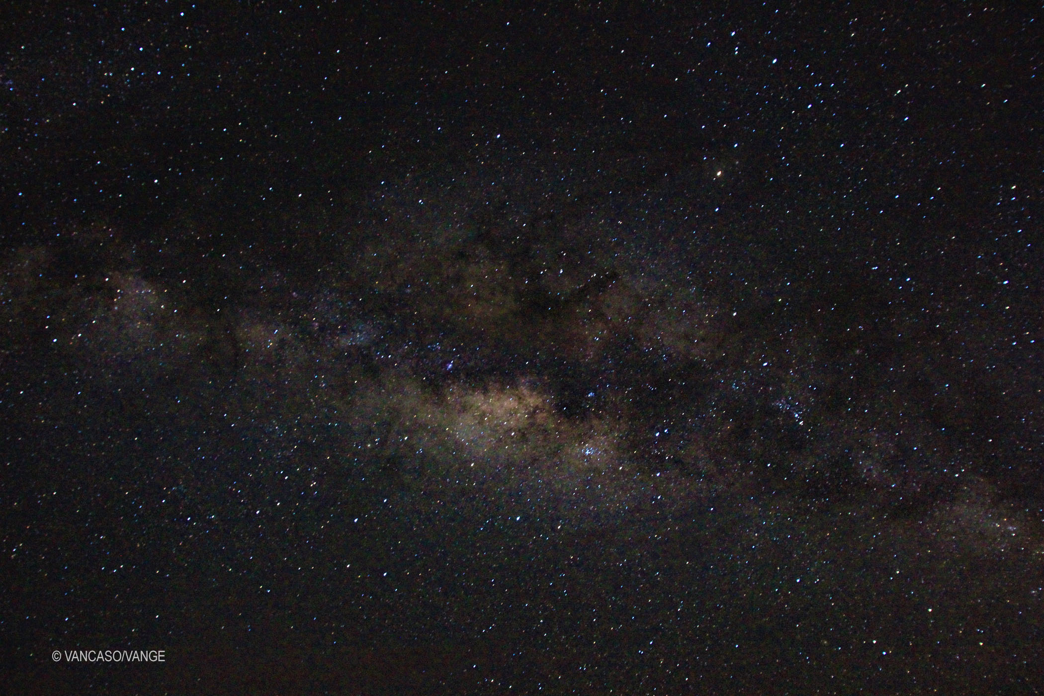 Belt of the Milky Way from Captain Cook, The Big Island, Hawaii