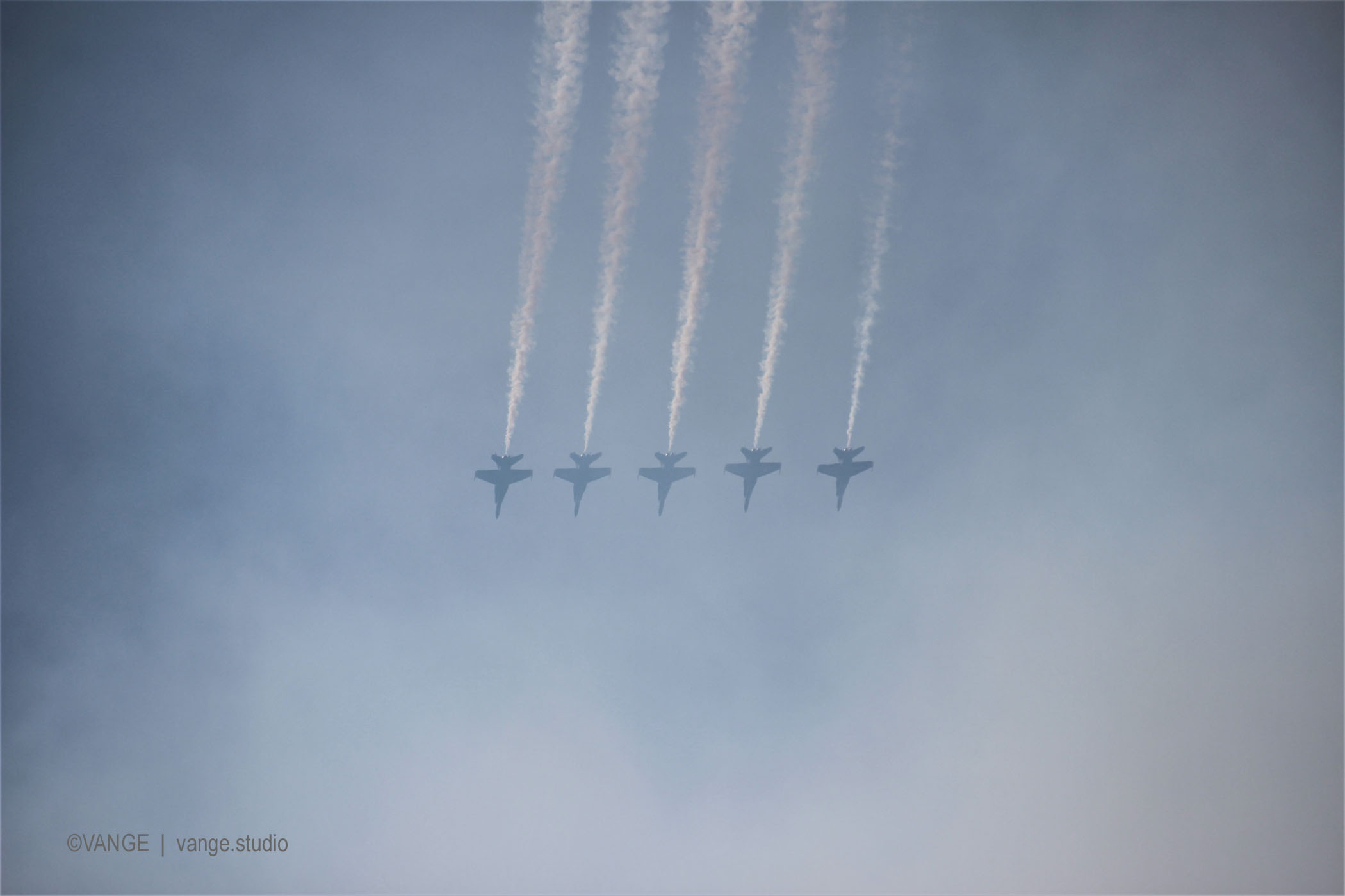 U.S. Navy Blue Angels flying over the SF Bay