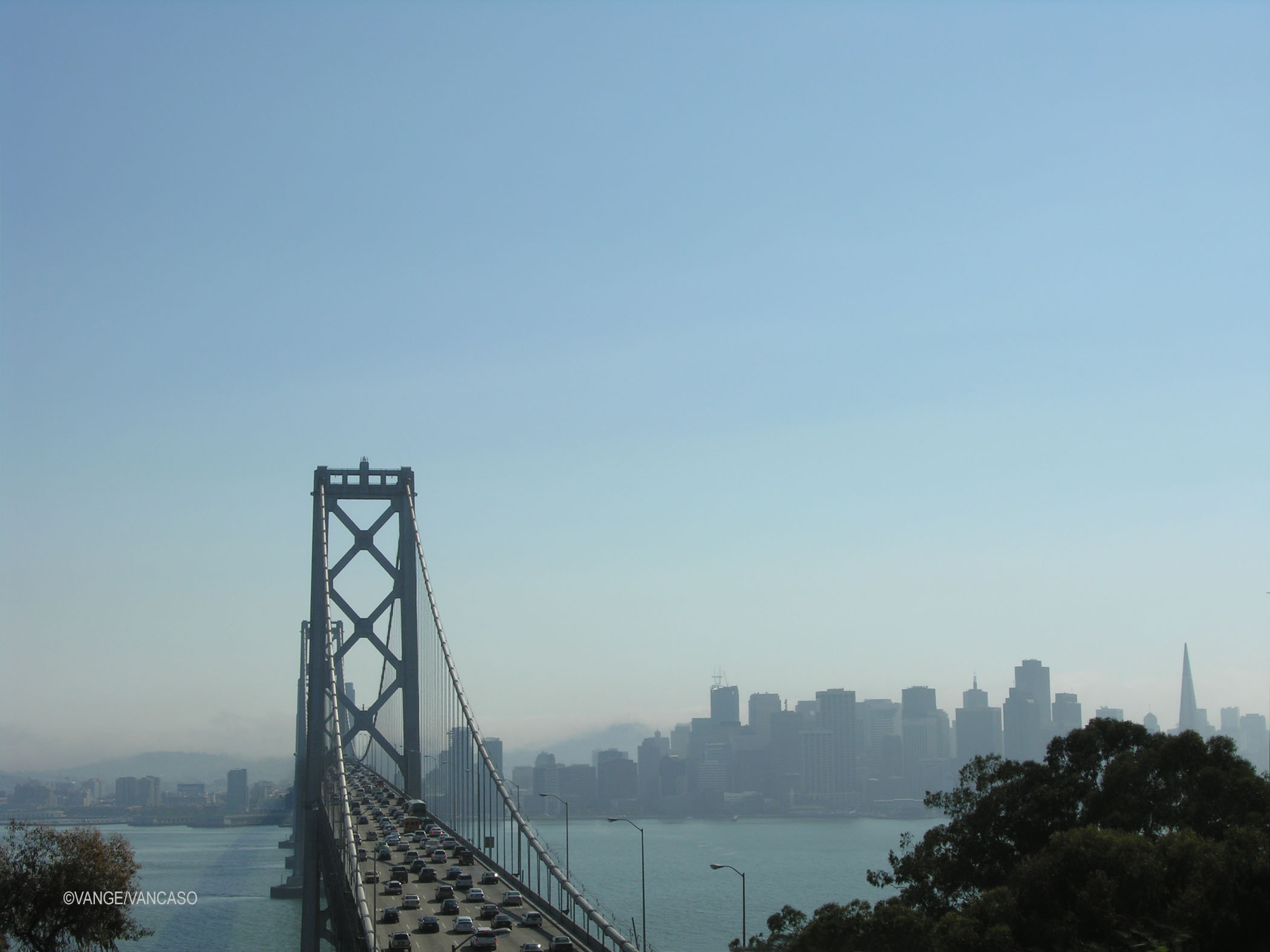 The Bay Bridge in San Francisco, CA