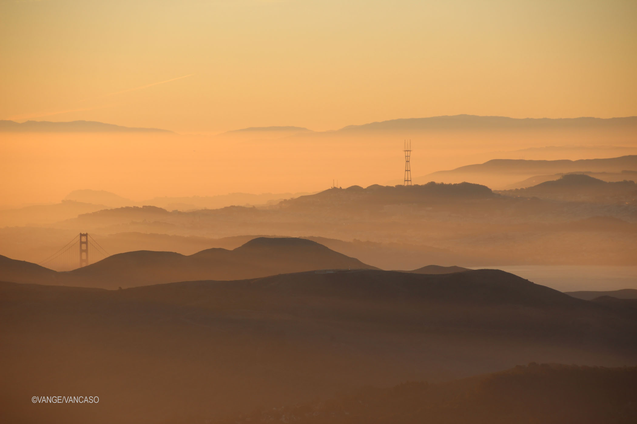 Haze over the San Francisco Bay