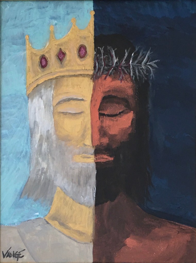 Transformation of Jesus painting by Vange