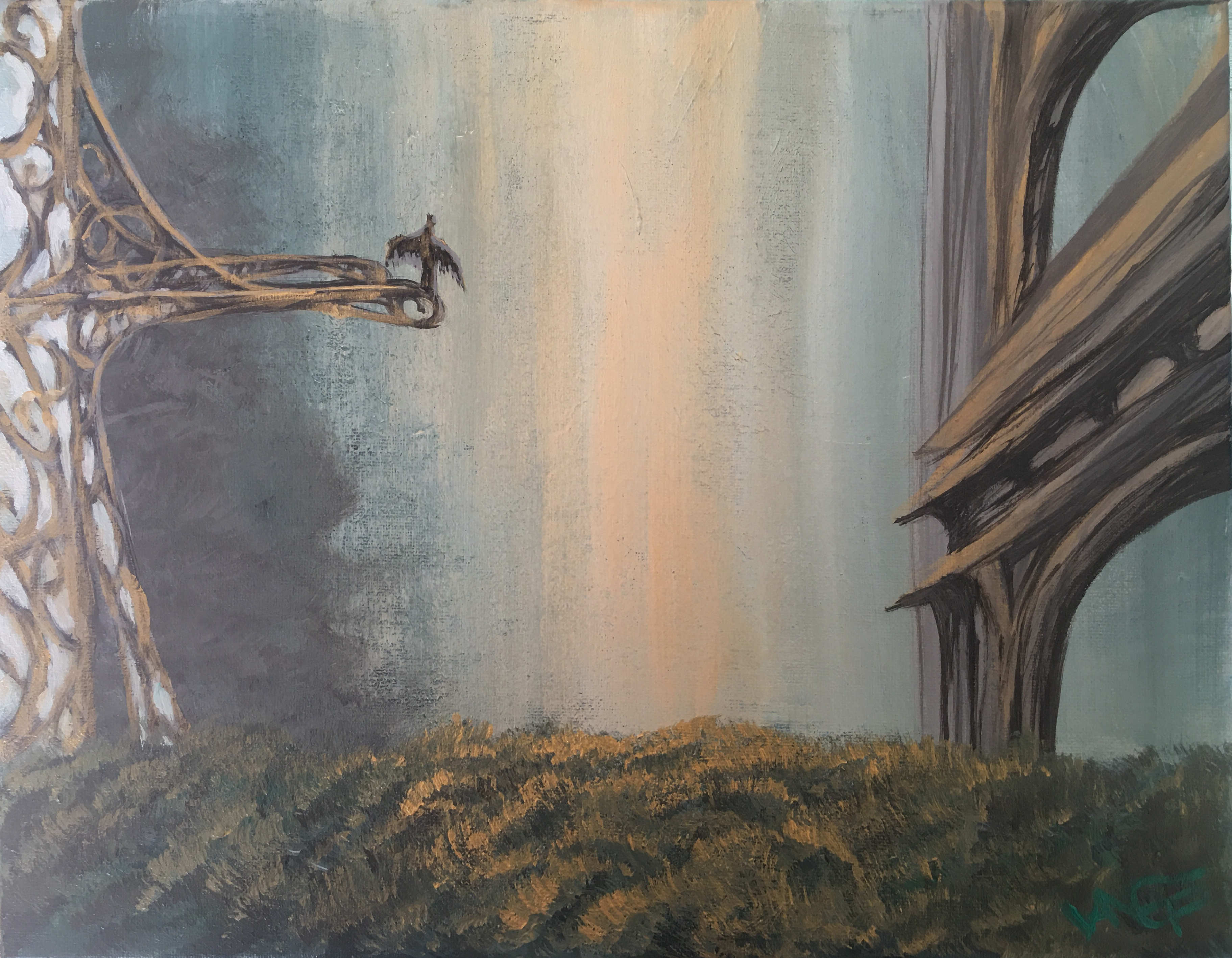 Fly painting by Vange