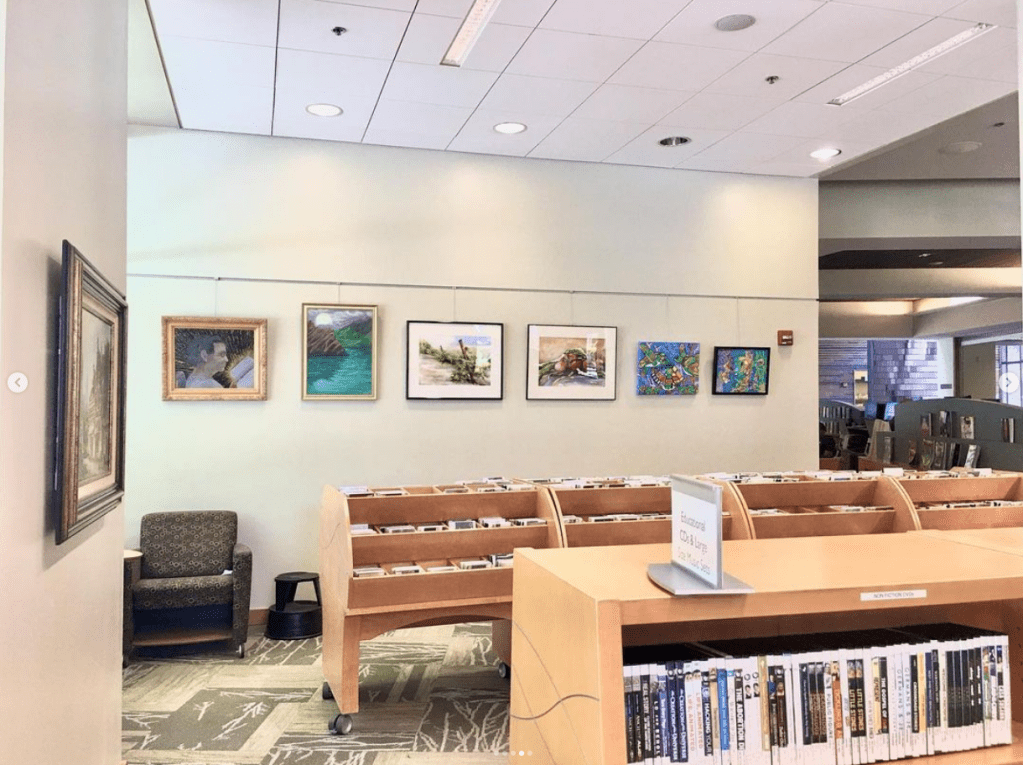 Walnut Creek Library display