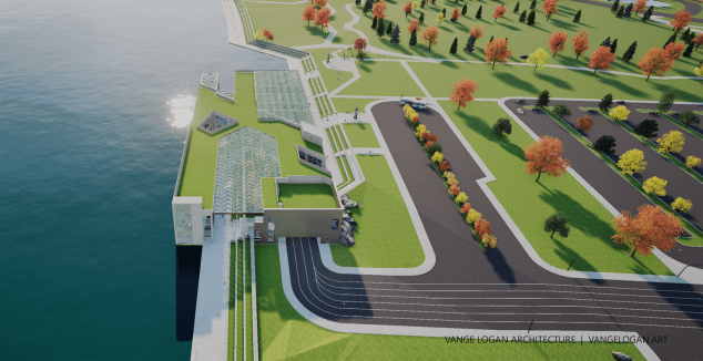 ferry terminal by vange logan